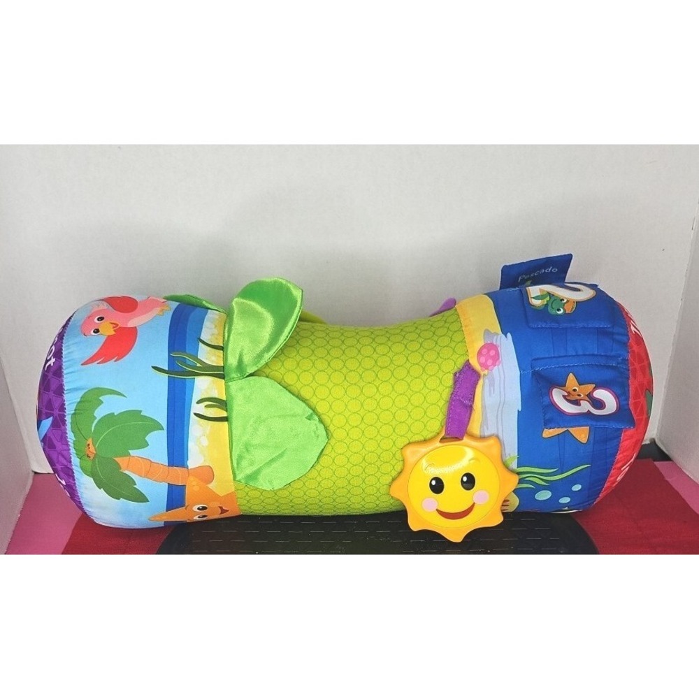 Baby Einstein Sea Life Round Learning Activity Pillow Blue Reef Rainforest - Picture 6 of 11